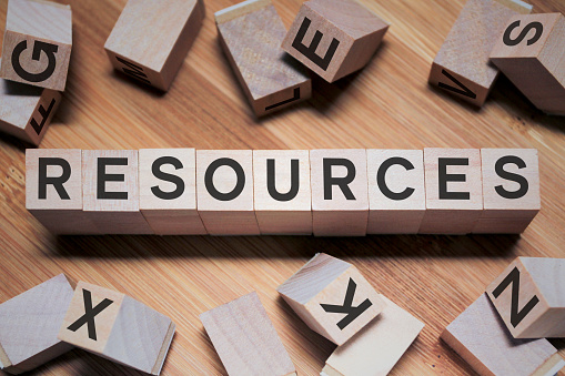 Resources spelt out